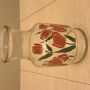 Vintage Tulip carafe by Anchor Hocking